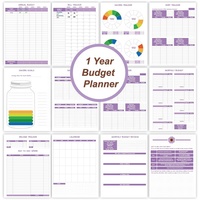 Journal à spirale avec logo d'entreprise, planificateur de budget quotidien à spirale, carnets reliés rigide