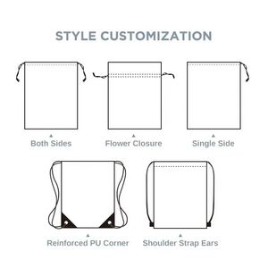 Bulk Custom Canvas Drawstring <b>Bag</b> Washable Canvas <b>String</b> <b>Bag</b> Custom <b>String</b> <b>Bag</b> for Gym Events - Product Image 3