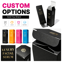 Boîte en carton argenté personnalisée pour les soins de la peau, emballage cosmétique gaufré avec doublure en éponge pour crème pour le visage