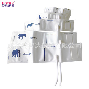 Brazalete de Presión Arterial Veterinario Huizhida, Desechable, No Tejido, Tamaño Específico para Animales del 1 al 5, para Monitoreo de Mascotas - Product Image 4
