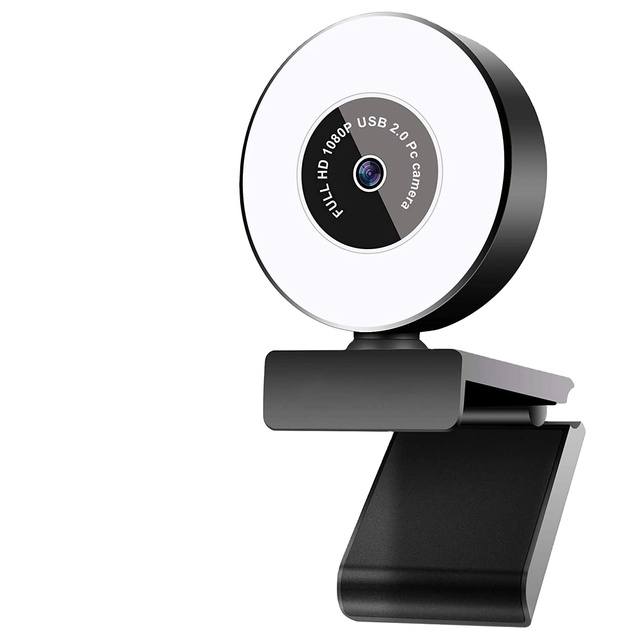 Ultra Clear PC Computer Web Camera With Clear Audio MICS and Security Cover for Reliable Daily Productivity Reliable Connection