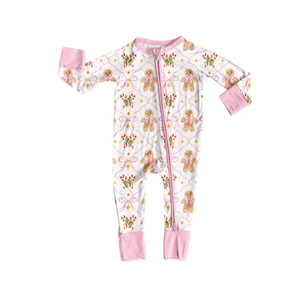Pijama de Invierno para Bebé, Unisex, con Estampado Navideño, Manga Larga, Suave, con Cierre - Product Image 6