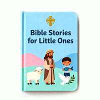 Livre d'histoires bibliques catholiques pour enfants, imprimé sur mesure, écologique, journal d'étude biblique chrétienne, reliure parfaite, papier cartonné