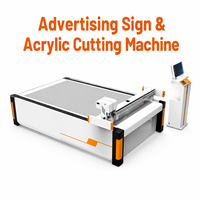 Máquina de Corte Oscilante CNC para Láminas Acrílicas y Soportes de Exhibición Publicitarios