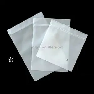 Hot Selling Matte PE Zipper Resealable Clothes Packaging Frosted Plastic Bone Bag