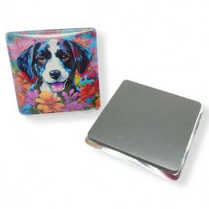 Aimants publicitaires Russie Londres Cadeaux promotionnels Aimant de réfrigérateur en verre cristal - Product Image 3