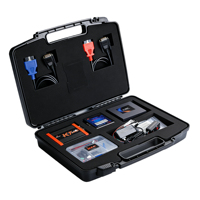 ELEKHALF KT200 II Herramienta de Diagnóstico Automotriz Profesional con Kit Completo, Conectividad OBD USB y Juego Completo para Taller