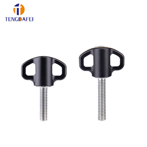 Tengdafei – bouton à vis avec poignée de type T, M4, 20x34mm, en alliage d'aluminium noir, pour équipement photographique - Product Image 2
