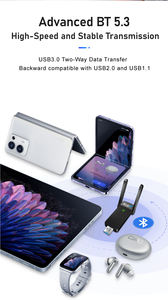 Adaptor WiFi USB AX900Mbps Bluetooth dengan 2 Antena Dual Band 2.4G&5GHz WiFi6 Penerima Jaringan Nirkabel Wlan - Product Image 6