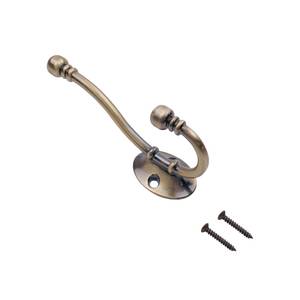 หมุดยึดหมวกและโค้ท ฐานรูปไข่ สีทองเหลือง PK1 - Product Image 1