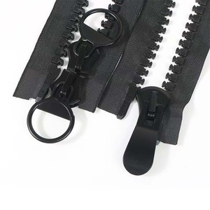 Grand sac à <span class=keywords><strong>fermeture</strong></span> <span class=keywords><strong>éclair</strong></span> en plastique à <span class=keywords><strong>double</strong></span> extrémité ouverte 20 #30 # <span class=keywords><strong>fermeture</strong></span> <span class=keywords><strong>éclair</strong></span> en résine à grandes dents matériau écologique - Product Image 5