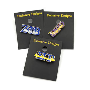 中国メーカー ギリシャ文字ピン 女子学生会 OPP ZPB DST エナメルピン 裏面カード付き - Product Image 6