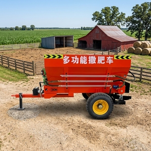 Manure Spreader Agricultural <b>Trailer</b> Fertilizer Spreader <b>Tractor</b> Farm Fertilizer Spreader - Product Image 3