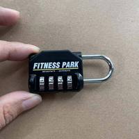 Cadenas de sécurité personnalisé sans clé pour casier de sport intérieur, à combinaison réinitialisable à 4 chiffres, pour armoire, cadenas à code classique