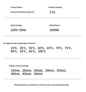เครื่องทำน้ำร้อน<span class=keywords><strong>น้ำ</strong></span>เย็นตั้งโต๊ะขนาดเล็ก พร้อมระบบล็อคป้องกันเด็ก และถังขนาด 5 <span class=keywords><strong>ลิตร</strong></span> ลดราคาพิเศษ - Product Image 6