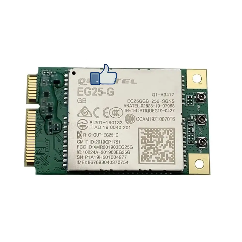 Original EG25 EG25GGB-MINIPCIE 4G IOT LTE Cat 4 MODUL EG25-G MINI PCIE M2M GPS GNSS-Module EG25 LED-Bildschirm Drahtlose EG25-G