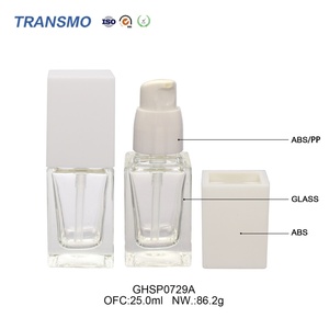 Flacons de soin de la peau vides, faible MOQ, flacon de soin de la peau blanc, logo personnalisé, flacon de lotion, conteneur, emballage de soin de la peau - Product Image 3