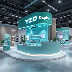 Retail Shop Cosmetics Skin Care Shampoo Facial Cream Corrugated <strong>Cardboard</strong> <strong>Display</strong> Stand Rack Perfume Make <strong>up</strong> <strong>Pop</strong> <strong>Display</strong> Stand - Product Image 2