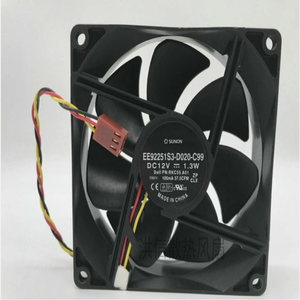 全新原装产品 全新原装现货 1 件 EE92251S3D020C99 12V 13W 9225 9CM <span class=keywords><strong>3</strong></span> 针冷却 PLC - Product Image 1