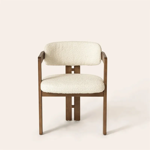 <span class=keywords><strong>Chaise</strong></span> de Salle à Manger Moderne Luxe JP en Tissu Personnalisé <span class=keywords><strong>Velours</strong></span> Nordique Minimaliste en <span class=keywords><strong>Bois</strong></span> Massif - Product Image 4