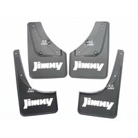 Garde-boue 4PCS Bavettes en caoutchouc noir Garde-boue pour Suzuki Jimny JB64 JB74 Pièces Jimny Accessoires Off Road Parts