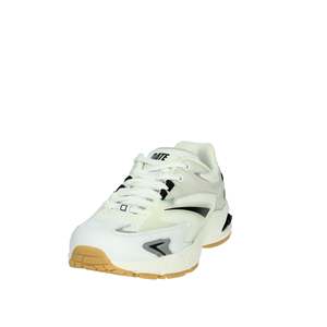 D.A.T.E. Baskets pour femmes W401-SN-ME-WA en toile blanche et grise, chaussures tendance - Product Image 6