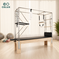 Appareil combiné Cadillac Reformer en bois de chêne certifié CE, équipement professionnel de studio, lit de Pilates Cadillac, direct usine