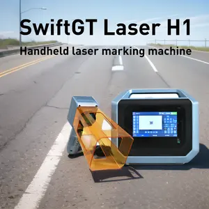 Hot Selling 20W 30W 50W Handheld Fiber Laser Marking Machine With Mini Portable Design For Handheld
