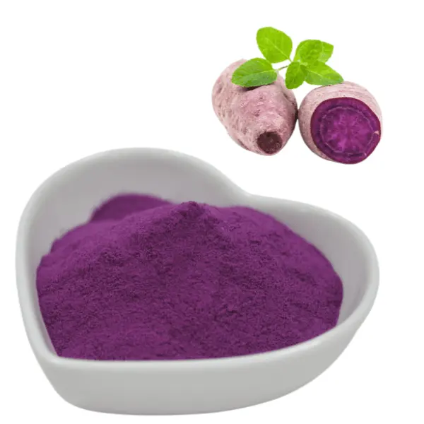 Hochwertige lila Süßkartoffel Kräuter extrakt essbare Lebensmittel Pigment in Trommel Einmach glas Verpackung kann Kunststoff behälter freundlich