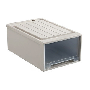 Clothing Organizer <b>Plastic</b> Storage Drawer Rectangle Solid Color <b>Large</b> Capacity Household Standing Type YN2 - Product Image 5