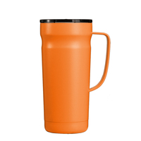Gobelet isotherme en acier inoxydable personnalisé de 600 ml, portable, pour le voyage, tasses à café thermiques