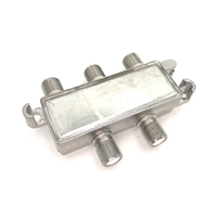 Divisor de potencia CATV de 4 vías de Venta caliente con conector F Conectores de audio y video