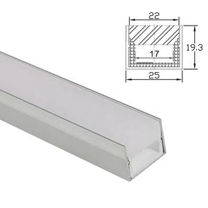 <span class=keywords><strong>Profilo</strong></span> in Alluminio Serie 6000 Piegabile per Strisce <span class=keywords><strong>LED</strong></span> da Pavimento Decorazioni Impermeabili 2 Metri - Product Image 3