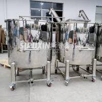 1000L Edelstahlbehälter, Flüssigkeits-/Wasserspeicherbehälter, Flüssigkeitssilo