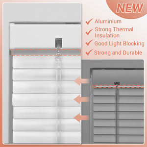 ممتاز مع ترقية الإضاءة حجب أعلى السكك الحديدية نظام البناء كل الألومنيوم لغرفة النوم والمكتب - Product Image 3