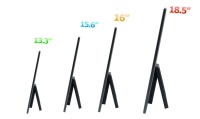 Monitor LED IPS Portátil de 13.3/15.6/16/18.5 Pulgadas con Soporte VESA, FHD, USB-C, para Juegos, Laptop, PC, PS4/5, Switch, Teléfono, Pantalla Extendida