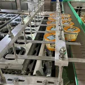 Op Maat Gemaakte Industrie Food Lade Kom Cup Noedels Afdichting Verpakkingslijn Machine Automatisch Voor Plastic Containers