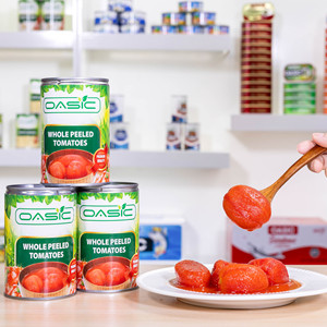 Bán buôn chất lượng đóng hộp cà chua Nhà cung cấp Trung Quốc đóng hộp bóc vỏ cà chua dán trong tất cả các kích thước - Product Image 3