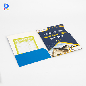 Dossiers personnalisés avec impression de logo d'entreprise, en papier de qualité supérieure, pour les organisations immobilières et les feuilles de documents - Product Image 3