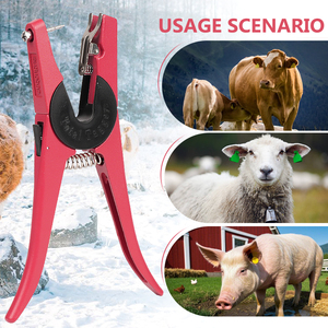 Alicates para etiquetas de oreja de animales, aplicador de etiquetas de oreja de cabra para ganado, alicates para animales, pinzas para etiquetas de oreja - Product Image 5