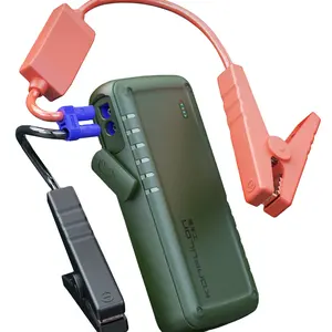 KONFULON Li-polymer Battery Universal Smart Phones&car 2 USB DC5V/2.1A 9600mah Power Bank+car Igniter 4 Types 5 Hours Double Usb