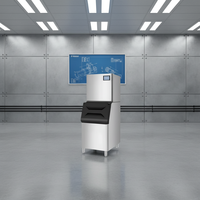 Machines à glaçons commerciales à haut rendement avec compresseur PLC, refroidissement par eau, capacité de 190 kg pour les hôtels