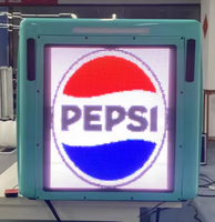 RGX Fabricant P2.5 320*320mm 4G Outdoor LED Display Box for Advertising & Delivery Bikes for Motorcycle Use in Food Industry