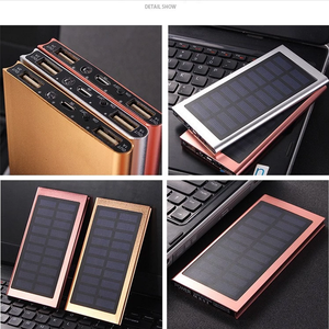 שמש 30000mah כוח בנק חיצוני סוללה 2 USB LED Powerbank נייד נייד טלפון מטען סולארי עבור טלפון - Product Image 5