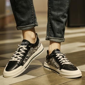Chaussures de créateur avec lettres brodées, chaussures de skate de luxe léger de haute qualité, chaussures décontractées de luxe léger - Product Image 6