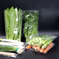 Op maat gemaakte logo Bopp-seal transparante anti-condensfolie van voedselveilige kwaliteit voor vers fruit, groenten en brood