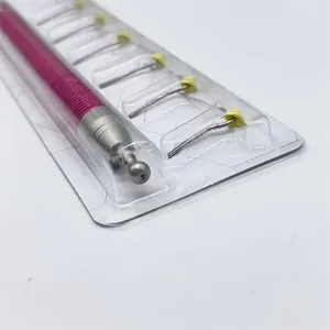 Support <span class=keywords><strong>2</strong></span>-en-<span class=keywords><strong>1</strong></span> pour microscopes et instruments endodontiques, <span class=keywords><strong>1</strong></span> pièce à main, 6 sondes de nettoyage de canaux radiculaires, outils dentaires réutilisables à commande manuelle K/H/C - Product Image 3