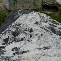 Bloc de marbre blanc Panda de qualité supérieure pour revêtements de sol, panneaux muraux et comptoirs