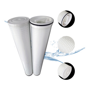 Filtre plissé à haut débit de qualité supérieure, fabriqué à partir de matériaux de première qualité, vendu par les exportateurs, pour une qualité supérieure. - Product Image 1