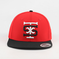 Op maat gemaakte 6-delige snapback petten van fabrikanten, ademend, waterdicht, geschikt voor buitengebruik, golfpetten, snapback met geborduurd logo.